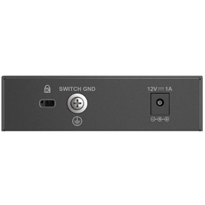 D-Link DMS-105 5-Port Multi-Gigabit Ethernet Switch (10/100Mbps/1G/2.5G), fanless, 25Gbps switching capacity